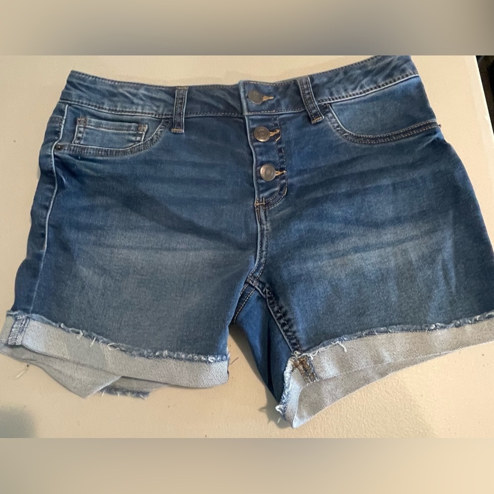 Hippie Girl Denim Blue Girl's Shorts